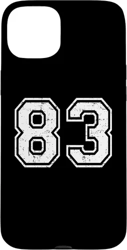 Vista 9 de 83 Number Eighty-Three Team Sports Grunge Varsity Matching Case for iPhone 16
