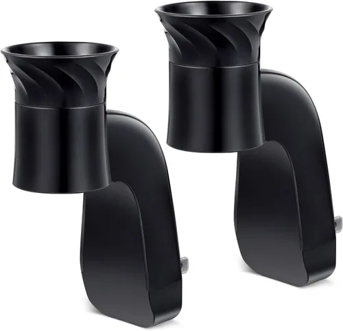 Vista 16 de Paquete de 1 enchufe de fragancia de pared compatible con repuestos de Bath & Body Works, color negro Compatible con repuestos WallFlower de Bath