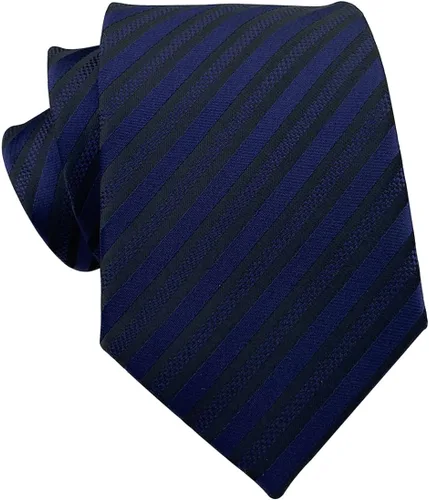 Vista 96 de Secdtie Corbata clásica de seda tejida jacquard a rayas para hombre