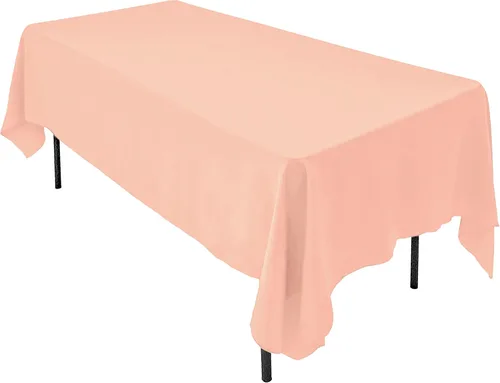 Vista 27 de AK TRADING CO. Mantel rectangular de poliéster de 60 x 102 pulgadas, fabricado en Estados Unidos, resistente a las arrugas, ignífugo, duradero