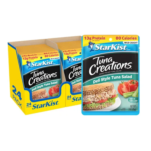 Vista 58 de StarKist Tuna Creations Ginger Sesame - Sabor de jengibre y sésamo para atún 14g Protein Per Serving, Wild Caught, Shelf Stable Seafood, Gluten