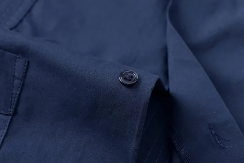 Vista 6 de MAXJON Camisas de guayabera para hombre, camisas cubanas de manga corta