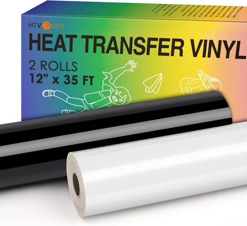Vista 11 de HTVRONT - Rollos de vinilo de transferencia de calor de teñido anudado, 12 pulgadas x 8 pies, acuarela HTV tinte rosa