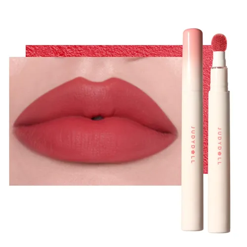 Vista 20 de JUDYDOLL - Lápiz labial para mujer, color rojo mate, larga duración N12 Toffee Peach