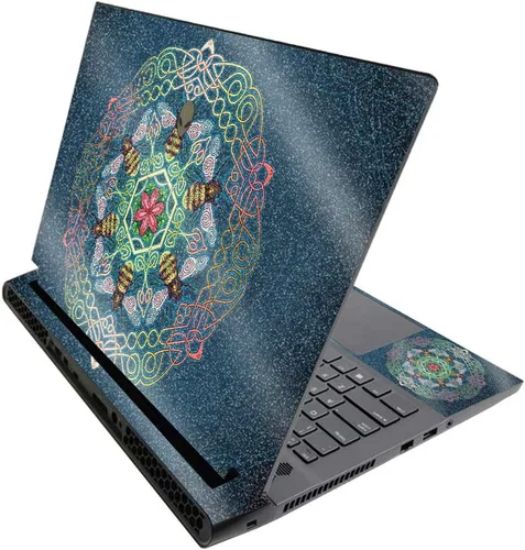 Vista 314 de MightySkins - Skin brillante con purpurina para Alienware M17 R3 (2020) y M17 R4 (2021) - Diversión de los años 90 Acabado duradero con purpurina