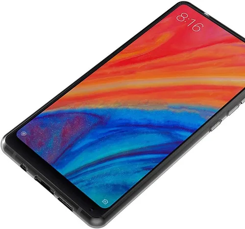 Vista 6 de MaiJin Funda para Xiaomi Mi Mix 2S (5.99 pulgadas) Soft TPU Gel Bumper Transparente Cubierta Trasera