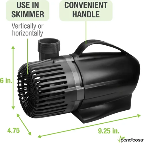 Vista 7 de Pond Boss Waterfall Pump, 2000 GPH