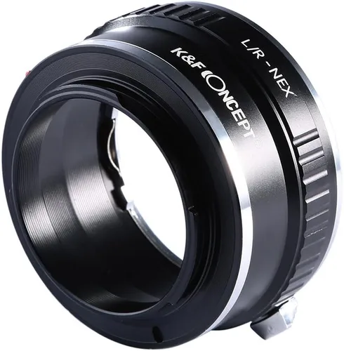 Vista 2 de K&F Concept Adaptador de montaje de lente compatible con lente Leica R Mount a Sony E-Mount NEX Body Adapter