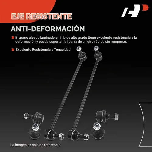 Vista 3 de A-Premium - Kit de enlace de barra estabilizadora delantera y trasera