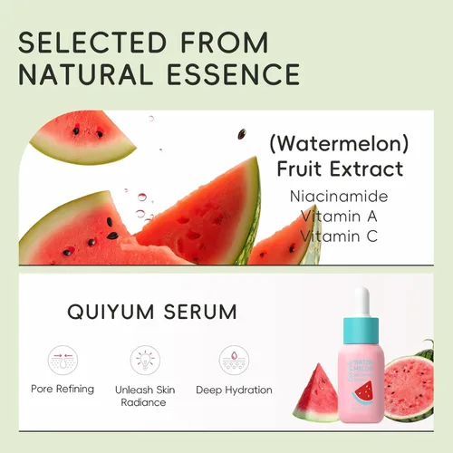 Vista 7 de QUIYUM Juego de Cuidado de la Piel de Frutas, 5 Productos de Rutina Diaria de Belleza y Cuidado de la Piel para Adolescentes - Juegos de Regalo