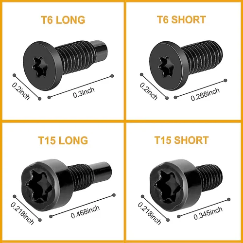 Vista 5 de Tornillos para Timbre de Video, Tornillos de Repuesto para Timbre de Video - Se Adapta a Todos los Modelos de Timbre de Video (4 Juegos/20 piezas)