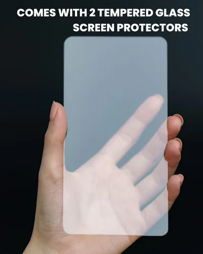 Vista 5 de CaseBorne Slim Series - Funda compatible con Samsung Galaxy S24 Plus, combo 3 en 1, cubierta magnética híbrida ultra transparente, con protector