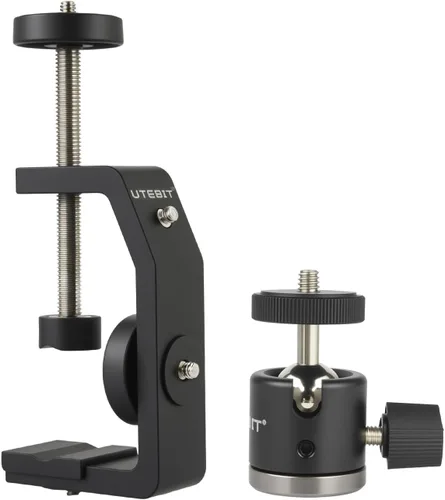 Vista 10 de UTEBIT Super abrazadera de montaje con mini cabeza de bola, 1.181 in