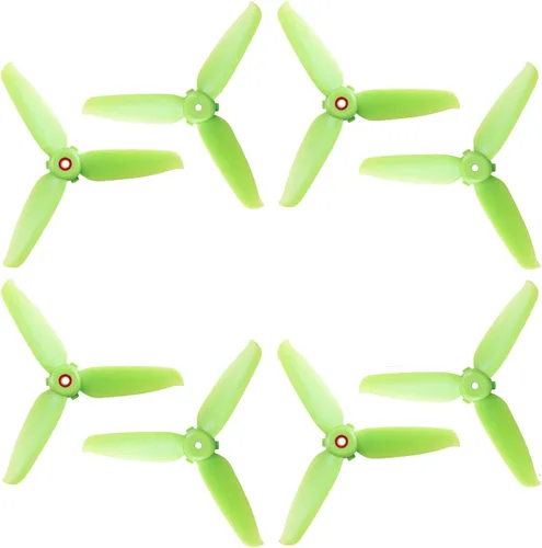 Vista 10 de DJI FPV Drone 5328 hélices de 3 aspas, accesorios de repuesto de liberación rápida de bajo ruido (8 piezas - 4CW 4CCW, negro)