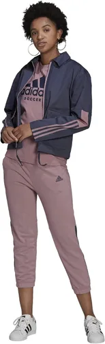 Vista 6 de adidas Chaqueta Tiro Cargo para mujer, Azul marino sombra