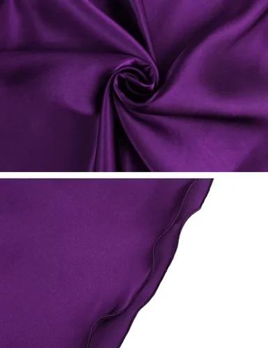 Vista 4 de Camisón de satén para mujer, camisón de satén sexy de verano para mujer, ropa de dormir larga