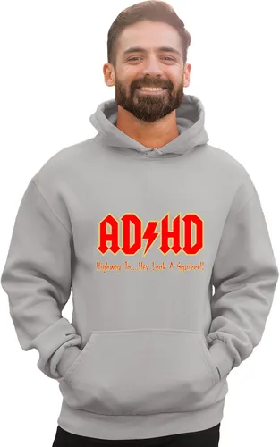 Vista 9 de Go All Out Sudadera con capucha para hombre y mujer con texto en inglés "Highway To Hey Look A Squirrel