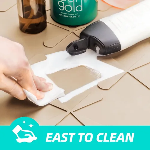 Vista 4 de SIKADEER Tapete impermeable de 19 x 19 pulgadas para debajo del fregadero, tapete de silicona para estante de cajones de cocina y revestimiento