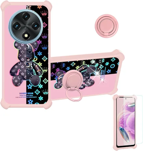 Vista 37 de jioeuinly Funda para Tecno Spark Go 2025 Compatible con Tecno Spark Go 1 / GO 1S / Pop 9 4G Funda de Teléfono Cubierta