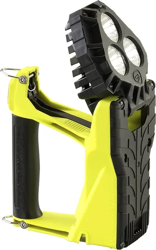Vista 5 de Streamlight 44301 Div 2 Vulcan 180 Standard System-120V/100V AC AC/12V DC, incluye correa para el hombro, amarillo