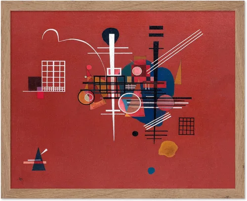 Vista 22 de Poster Master Póster vintage Wassily Kadinsky – Impresión retro delicada de tensión – Arte de formas geométricas – Arte abstracto – Arte moderno