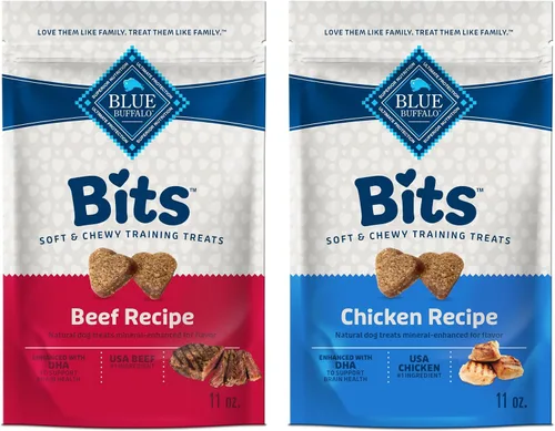 Vista 11 de Blue Buffalo Bits - Golosinas de entrenamiento de pollo, 1 oz, 12