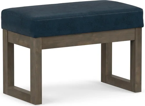 Vista 16 de SIMPLIHOME Milltown - Reposapiés rectangular (26.0 in de ancho) contemporáneo Platino