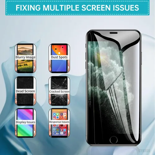 Vista 4 de para iPhone 8 Plus Reemplazo de pantalla con botón de inicio LCD Negro