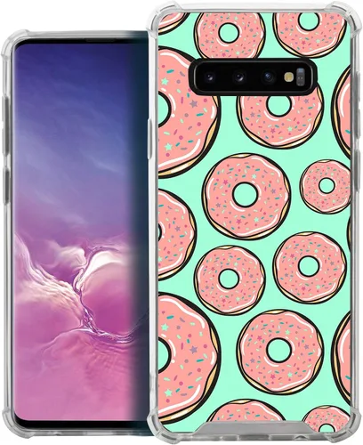 Vista 24 de CasesOnDeck - Funda compatible con Samsung Galaxy S10+ S10 Plus 6.4 pulgadas] S10+ Funda delgada, transparente y flexible de poliuretano