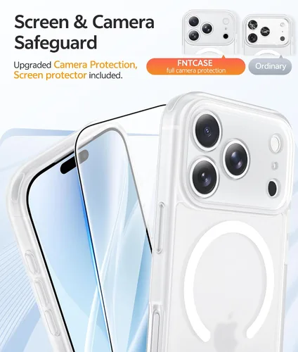 Vista 471 de FNTCASE Funda para Motorola Moto G-Stylus-5G-2025: Funda magnética translúcida mate a prueba de golpes para Moto G Stylus 2026, funda protectora