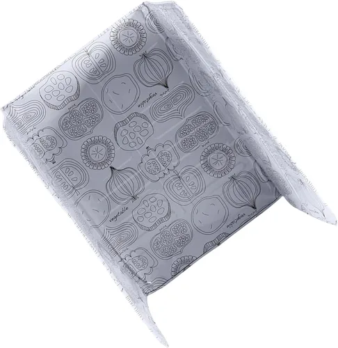 Vista 5 de Protector contra salpicaduras de 3 lados, pantalla plegable contra salpicaduras de aceite de cocina, protector de aceite para cocina, protector