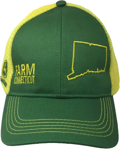 Vista 72 de John Deere Gorra de béisbol con logotipo y malla trasera con contraste, para hombre