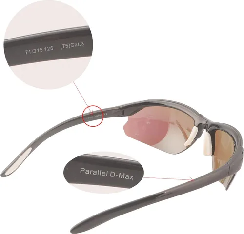 Vista 5 de Walleva Lentes de repuesto para gafas de sol Smith Optics Parallel D-Max Varias opciones disponibles