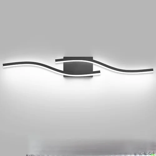 Vista 10 de PRESDE Lámpara LED de Tocador de Baño de 24", Moderna Luminaria de Barra de Pared Negra Sobre Espejo Regulable 3CCT