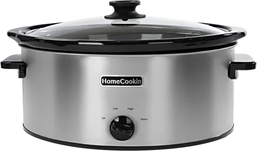 Vista 8 de HOMECOOKIN olla de cocción lenta programable de 6 cuartos de galón, electrodomésticos de cocina, pequeño electrodoméstico de cocina perfecto