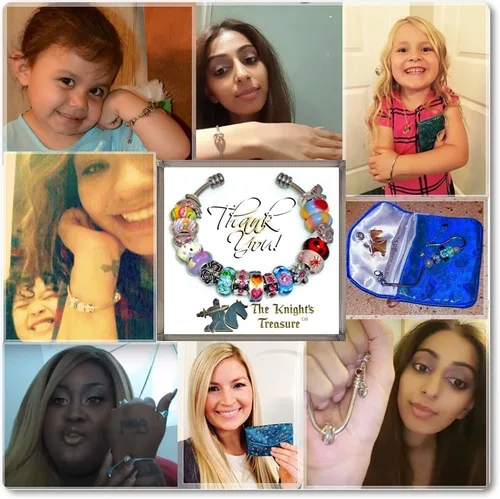 Vista 5 de Timeline Treasures - Pulsera de cuentas europeas para mujeres y niñas, cadena de serpiente de acero inoxidable, extensor