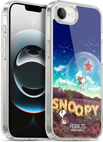 Vista 33 de Head Case Designs Funda de gel con licencia oficial de Peanuts Nebula Cactus Needles Snoopy Space Cowboy [protección de grado militar] compatible