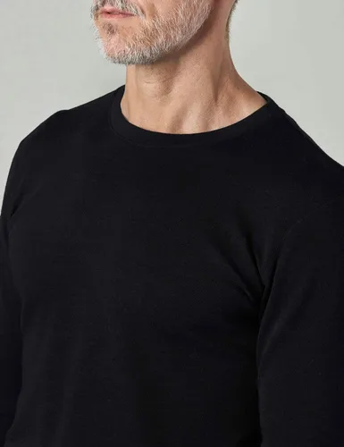 Vista 3 de LAPASA Men's 100% Merino Wool Base Layer Set M31/M126/M141/M144 Soft, itch-free long john thermal set with top & bottom, Lite, Midweight, and .Negro