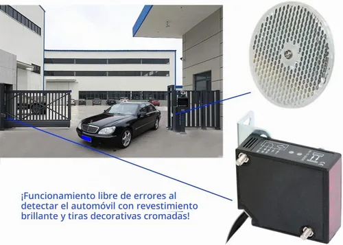 Vista 3 de IP67 Impermeable Universal 10-30VDC Seguridad Retro-Reflectante Sensor de haz fotoeléctrico para abridor de puerta de 12 V CC y 24 VCC, sensor