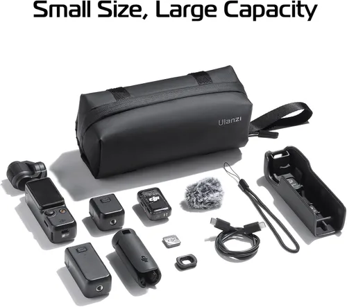 Vista 3 de ULANZI PK-04 Bolsa de transporte para DJI Osmo Pocket 3, estuche de almacenamiento portátil, protector para DJI Osmo Pocket 3 Creator Combo