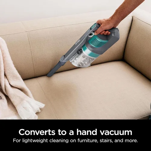Vista 7 de Aspiradora Shark Pet Pro inalámbrica ligera de palo, cepillo autolimpiante, 40 minutos de duración, extraíble de mano, recipiente de polvo XL, verde