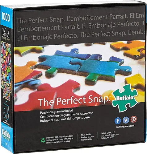 Vista 2 de Buffalo Juegos Vivid Collection: Mariposas rompecabezas Bigjigs Puzzle (1000 piece)