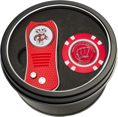 Vista 51 de Team Golf NCAA - Juego de regalo de lata unisex para adultos con herramienta Switchfix Divot y chip de golf