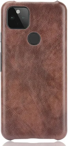 Vista 8 de Funda de teléfono para Google Pixel 5a 5G, [piel sintética] + [plástico duro] para Google Pixel 5a 5G, antideslizante, a prueba de golpes