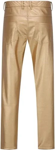 Vista 2 de Boyland Pantalones de traje de pierna recta para hombre, estilo casual, para discoteca