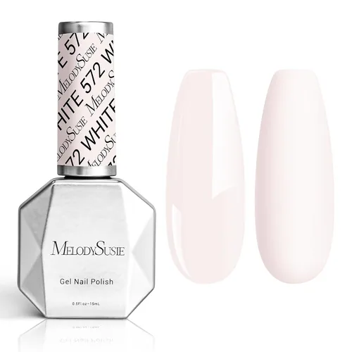 Vista 42 de MelodySusie - Esmalte de uñas en gel con brillo perla rosa brillante, 0.5 fl oz, efecto hilo, con acabado de concha rosa brillante, UV LED
