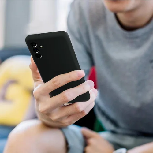 Vista 7 de Funda para Galaxy A13 5G de 6.5 pulgadas, silicona líquida suave protectora y forro de microfibra antiarañazos, a prueba de golpes, compatible