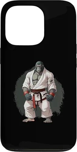 Vista 10 de iPhone 16 Gorilla In Judo Uniforme - Estuche japonés de artes marciales