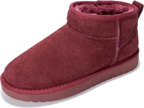 Vista 12 de Project Cloud 100% Cuero Genuino Botas Botas de Tobillo para Mujer Zapatos Castaño