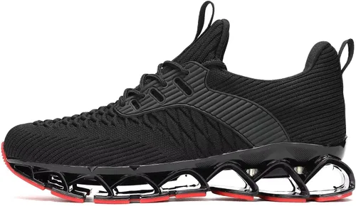 Vista 2 de Zapatos deportivos para hombre sin cordones para correr, caminar, tenis con cuchilla, informales, cómodos, antideslizantes, para el trabajo